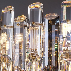 Luxus Kristall Kronleuchter Villa Pendel leuchte Modernes Hotel Esszimmer Hängelampe Pendel leuchte für Villa - Product Image 5