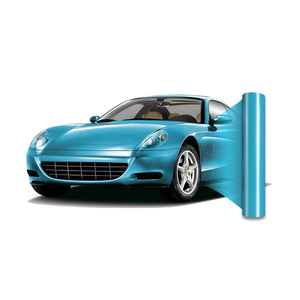 Fabricante cromo azul coche envoltura vinilo cromo coche envoltura vinilo rollo negro Auto pegatinas Derek vinilo - Product Image 1