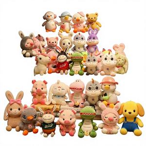 Usine directe 25.8cm <span class=keywords><strong>en</strong></span> peluche ours chiffon poupée lavé Technique pour soulager le Stress cadeau de mariage pour anneau de décrochage du marché de nuit - Product Image 1