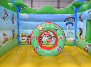 Al Aire Libre Patrol Dog Event Rental Pro Package 5x4m Cachorro Tema <span class=keywords><strong>Casa</strong></span> de rebote inflable con tobogán de PVC y soplador - Product Image 6