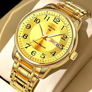 Men's Quartz Movement <b>Watch</b> with Luminous Calendar and Water Resistance Business Wristwatch - Product Image 6
