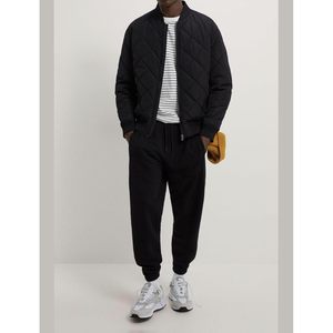 FOXA Men's Fleece Lined Joggers Cotton Athletic Sweat Pants With Zipper Pockets Casual Heavyweight <b>Lounge</b> Pants - Product Image 3