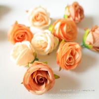 Rose artificielle en diamant pour décoration de mariage, événements et fêtes, fleurs en soie plastique, tissu tissé, boîte cadeau DIY