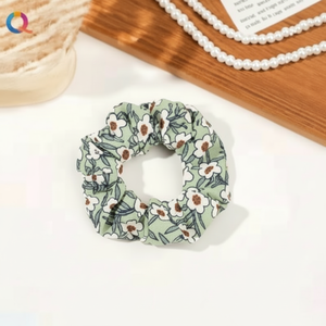 Vendita calda fascia elastica di moda di tendenza con resina perla e raso eleganti fiori pastello stile dolce per le donne bambini all'ingrosso - Product Image 1