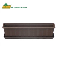 Jardinière de légumes rectangulaire, ronde, carrée, pour jardin extérieur, bac en plastique, Offre Spéciale produits
