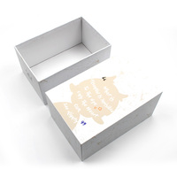 Caja de papel de almacenamiento de juguetes y regalos rígida personalizada con tapa de recubrimiento UV y base superior e inferior para cámara y electrónica de consumo