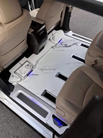 Revêtement de sol intérieur en aluminium massif de qualité aéronautique pour fourgonnette MPV Toyota Hiace H300, aménagement de sol de voiture moderne pour Hiace Majesty
