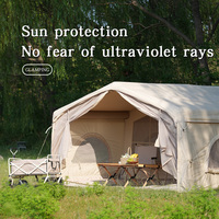 Tente de camping multi-personnes personnalisée 2023, toile imperméable, maison gonflable, grande tente d'extérieur pour une expérience de camping confortable
