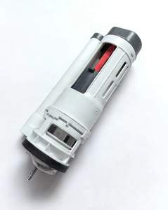 元朗24cm節水型モダンデザインプラスチック製トイレタンク、手動式フラッシュバルブ付き、浴室用 - Product Image 2