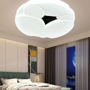 Plafoniera LED Moderna a Forma di Nuvola in Ferro e PVC, 24W IP20 AC Rotonda 3000-6500K per Camera da Letto, Soggiorno, Cameretta, Montaggio a Superficie - Product Image 3