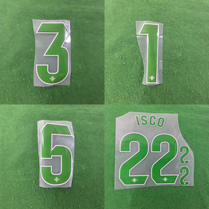 Pegatina Termoadhesiva con Nombre y Número de Jugador <span class=keywords><strong>del</strong></span> Real <span class=keywords><strong>Betis</strong></span> 24-25, Versión Local La Liga B - Product Image 4