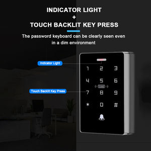 NFC ID IC çift frekans kartı Swiping basit ABS akıllı kapı erişim kontrol sistemi - Product Image 6