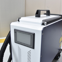 Nettoyeur laser à impulsions mini 100W portable pour le polissage de précision de l'acier inoxydable et l'élimination des oxydes de moule