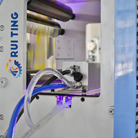 Machine d'impression empilée à 3 couleurs modèle RTRY-1250 avec barre de rotation et sécheur UV LED