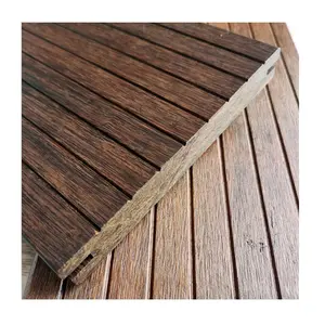 brown heavy bamboo decking outdoor decking
