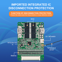 Lifepo4-batería de litio TDT, 36V, BMS, 10A, 20A, 30A, 40A, 12S, 40A, Balance de 36v, con el mismo puerto