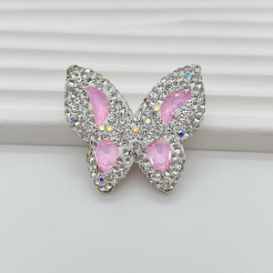 Strass papillon perles luxe arc breloques concepteur breloques pour étui de téléphone chaussure sandales bricolage décoration breloques - Product Image 6
