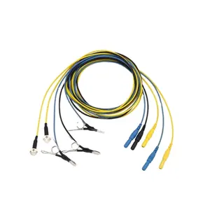 Cable de electrodos DIN1.5, clip para la oreja, EEG