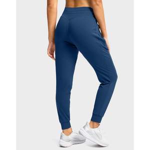 2025 Joggers azules M para mujer con bolsillos con cremallera Yogasets Ropa activa cómoda - Product Image 5