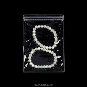 2025 New giá rẻ rõ ràng <span class=keywords><strong>PVC</strong></span> dây kéo túi với logo dày trong suốt zip cho bông tai và đồ trang sức Pouch cho đá quý - Product Image 6