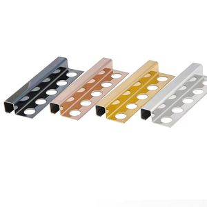 زخرفة حافة بلاط السيراميك المصقول الحديث الفولاذ المقاوم للصدأ - Product Image 1