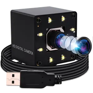 ELP Robot otomatik odaklama kamerası 4K 3840*2160 IMX415 Web kamera MJPEG 30fps Full HD USB kamera robot endüstrisi için