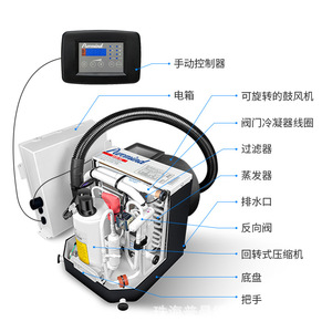 Aire Acondicionado para Gabinete Refrigerado por Agua, Motor de CA de 220V a Prueba de Explosiones para Uso Marino - Product Image 5