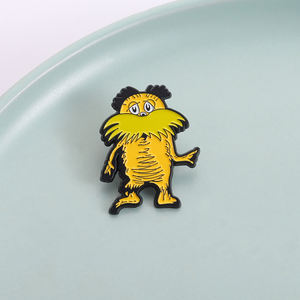 Dessin animé enfants roman histoire émail broche forêt <span class=keywords><strong>gardien</strong></span> le Lorax broches revers Badge sac à dos drôle bijoux amis cadeaux - Product Image 1