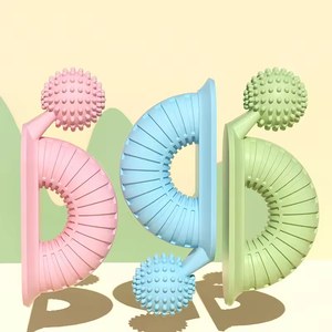 Juguete Interactivo para Perros, Cepillo de Dientes de Goma Resistente en Forma de Caracol para Entrenamiento, Limpieza Dental y Juego - Product Image 1