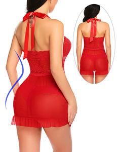Женская сетчатая Ночная сорочка в европейском американском стиле - Product Image 6