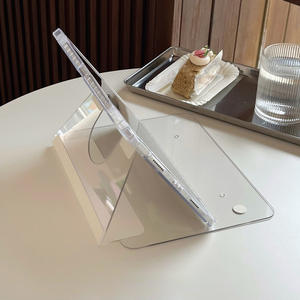 Funda Transparente con Soporte Giratorio 360° a Prueba de Golpes para Tablet <span class=keywords><strong>iPad</strong></span> Air Pro 2026 <span class=keywords><strong>MINI</strong></span> 3 4 5 6 7 8 9 10 11 13 Pulgadas - Product Image 5