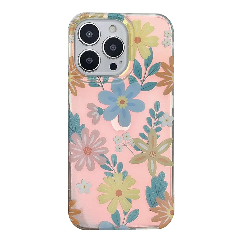 Venta caliente nueva carcasa transparente para teléfono móvil dibujo de diseño personalizado para iPhone 11 12 13 14 15 pro Max case