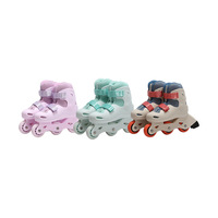 Patins à roulettes réglables ZHOYA pour garçons et filles, patins en ligne pour débutants, roues simples, antidérapants, chaussures d'extérieur