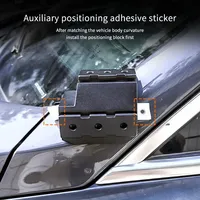 Support de fixation rapide pour lampe de projecteur sur montant A pour Nissan Patrol Y60 (modèles 1995-1997) en alliage d'aluminium