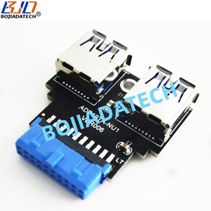 <span class=keywords><strong>2</strong></span> USB Type-موصل إلى اللوحة الأم رأس 19PIN محول بطاقة 5Gbps في المخزون - Product Image 5