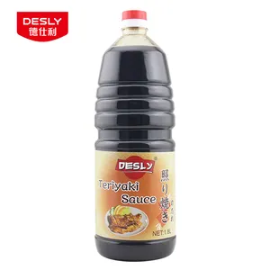 Deslyfoods-fabricante de salsa china, 1,8 L, salsa Teriyaki japonesa con precio de fábrica OEM
