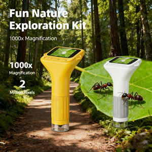 子供用の携帯型ポケット顕微鏡玩具,ワイヤレス充電式ミニ顕微鏡 - Product Image 1