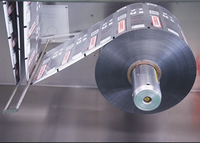 Machine d'emballage, de remplissage et de scellage de sachets de café certifiée CE S-180T HFFS, sachet double, scellage sur 3 ou 4 côtés