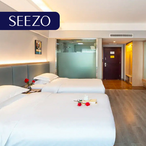 Ensembles de meubles de chambre à coucher en bois modernes personnalisés vendus directement en usine lits simples et doubles pour hôtels pour hôtels Hyatt - Product Image 2