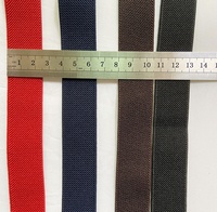 Vente chaude : Sangle élastique jacquard rayée en polyester/nylon de 2,5 cm pour bretelles, avec options de couleurs personnalisées