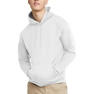 Sudadera con Capucha 100% Algodón para Hombre, Sudadera Básica Lisa con Hombros Caídos, Sudadera de 300 g/m², Sudadera con Capucha de Invierno con Logotipo Personalizado - Product Image 1