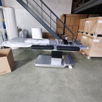 Table d'imagerie à bras en C chirurgicale HE-506-A en fibre de carbone, portée de fluoroscopie 1150 mm, charge 350 kg, pour laboratoire de fluoroscopie orthopédique