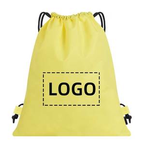 High Quality 210D Customizable Promotional Waterproof Sport <b>Drawstring</b> <b>Backpack</b> with Lining Polyester Material - Product Image 6