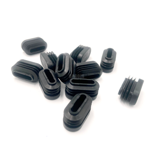 Tappi Ovali in Plastica PP Nera 30 mm X 15 mm per Mobili, Coperture per Fori Interni, Adatti per Tubi e Flange - Product Image 2