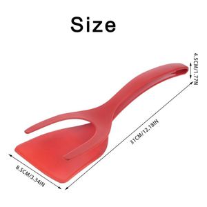 Tenedores Multiusos de Silicona y Nylon para Freír Carne, Huevos y Pescado, Resistentes al Calor, Ecológicos, de 1 Pieza - Product Image 5