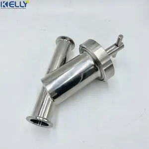 Tri Clamped End Y Type strainer/filter 304 316L Stainless Steel