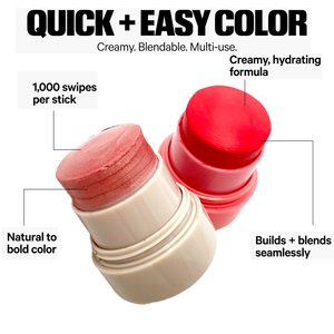 Vente en gros de produits de haute qualité personnalisés Bâton de fard à joues rond Rose bébé Crème de fard à joues Fabricants de bâtons - Product Image 4