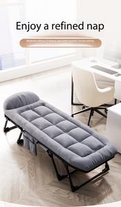 <span class=keywords><strong>Lit</strong></span> de camping pliable robuste avec matelas, capacité réglable, <span class=keywords><strong>lit</strong></span> de couchage portable pour intérieur, extérieur et patio - Product Image 6