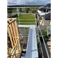 Planche de chantier haute résistance, conception industrielle standard, plateforme en alliage d'aluminium, planche de chantier de 2 m de longueur