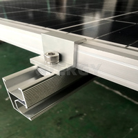 Panneaux solaires montés sur le toit des camping-cars Angels RV, supports de montage anodisés AL 6005-T5, profil de rail pour système solaire, kits domestiques 30W, garantie 25 ans